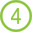 number-four-in-circular-button